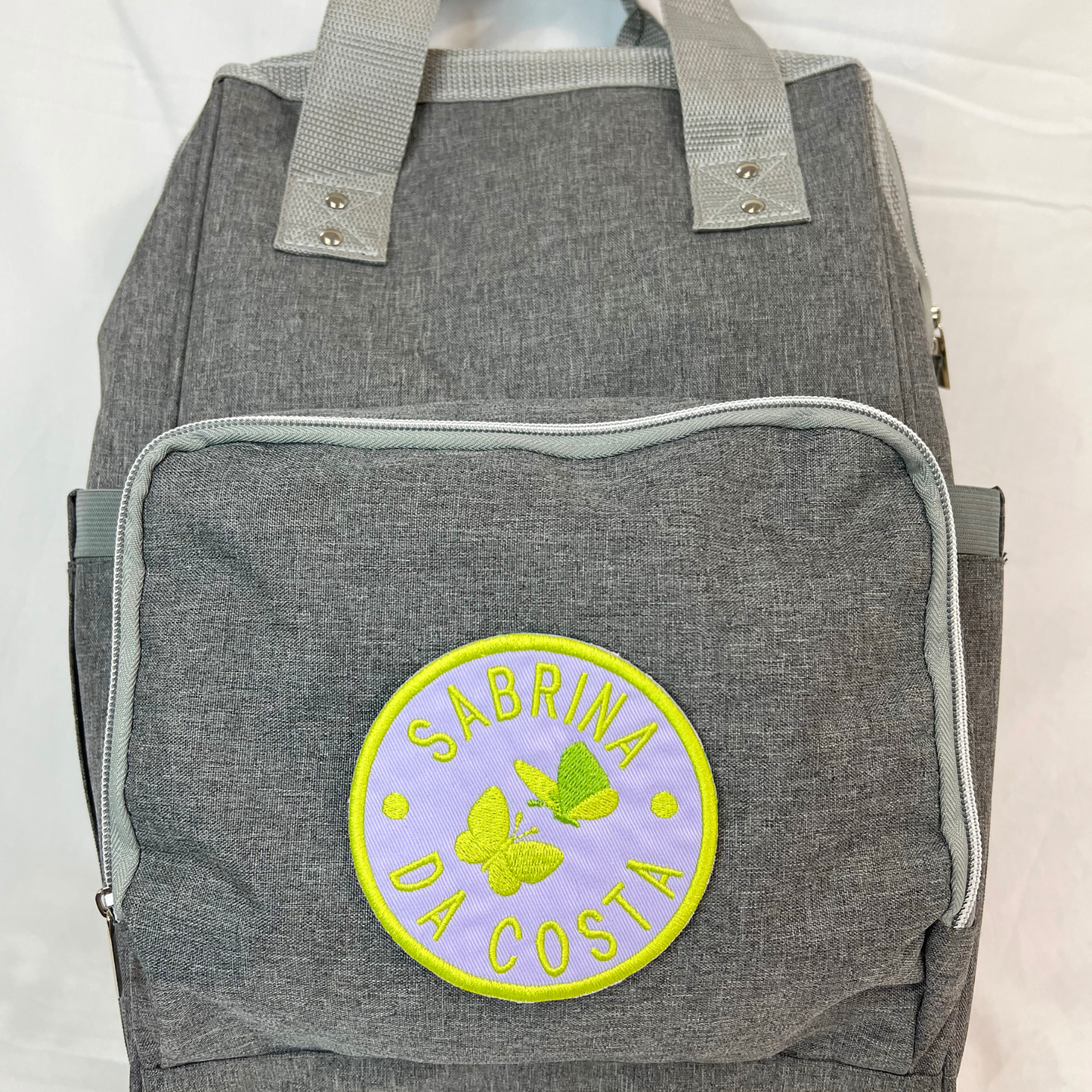 BABY BAG  |  Personalised Badge Baby Bag